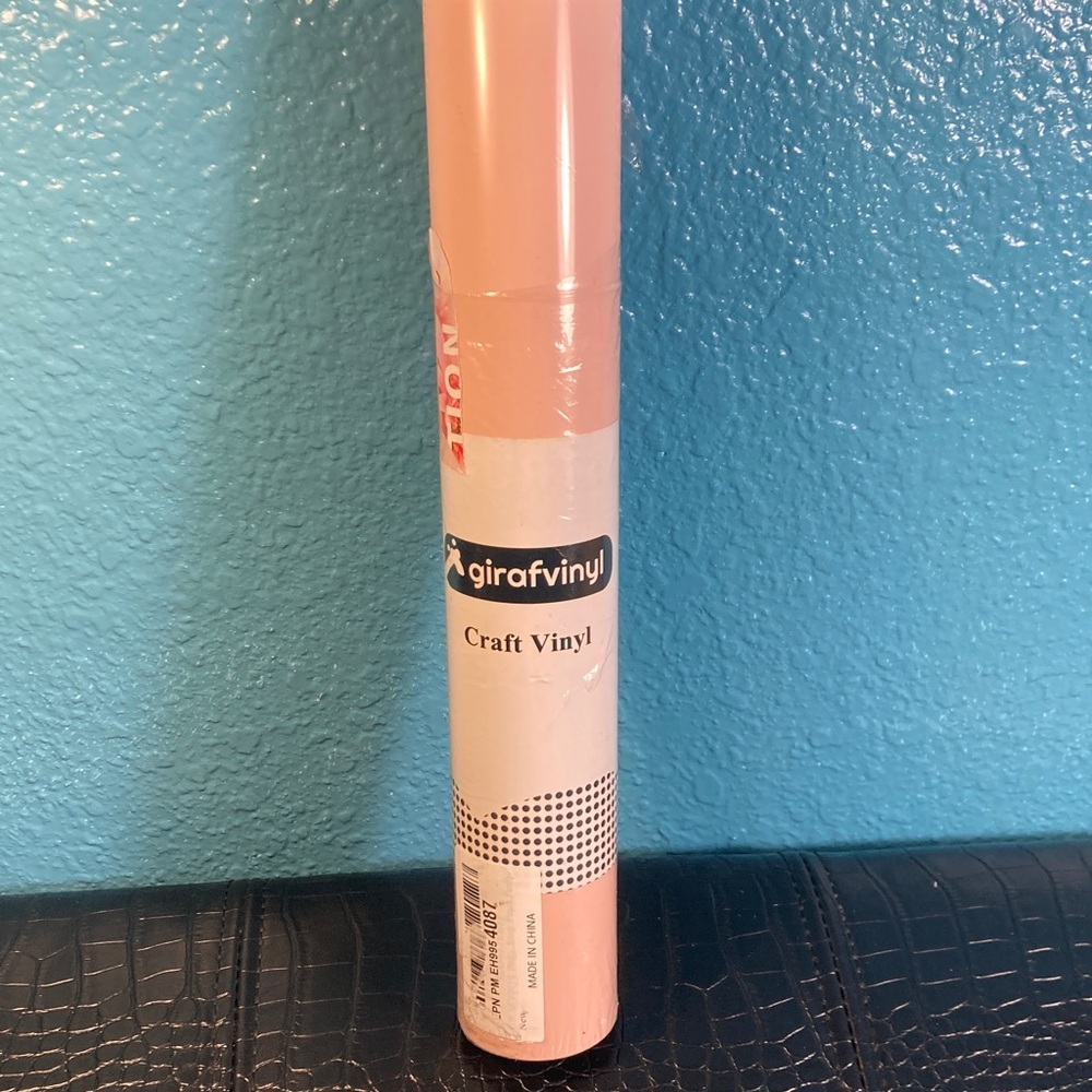 5 for $10: NEW Girafvinyl Pink Craft Vinyl Roll Heat Transfer‎ 12” x 5 ft
